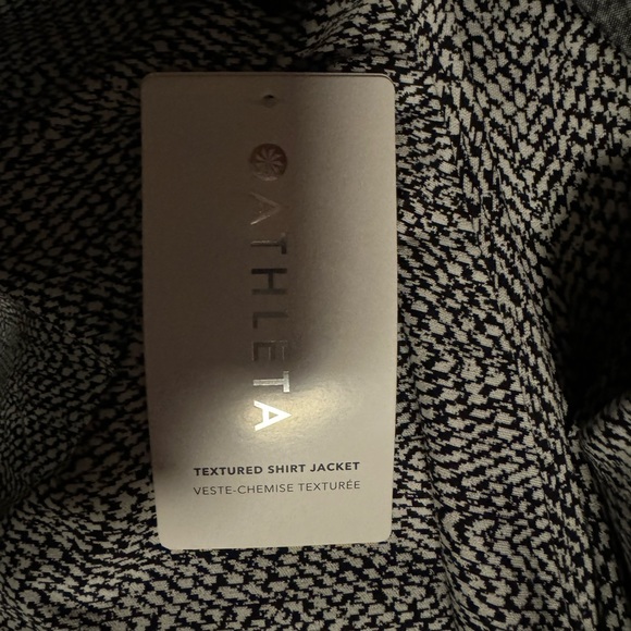 Athleta Textured Shirt Jacket 2x NWT - Picture 7 of 8